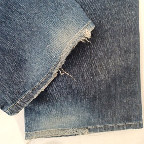 Joes Jeans Muse Style Boot Leg Halle Wash Distressed Blue Womens W 30 - Picture 11 of 14